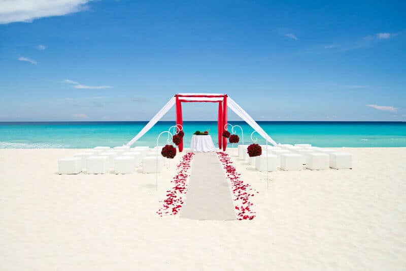 Sandos luxury cancun mariage